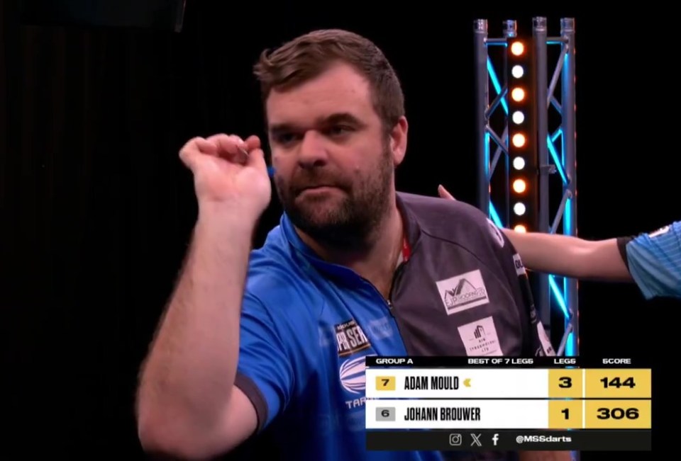 Incredible moment darts star hits nine-darter that leaves even his opponent cheering in awe