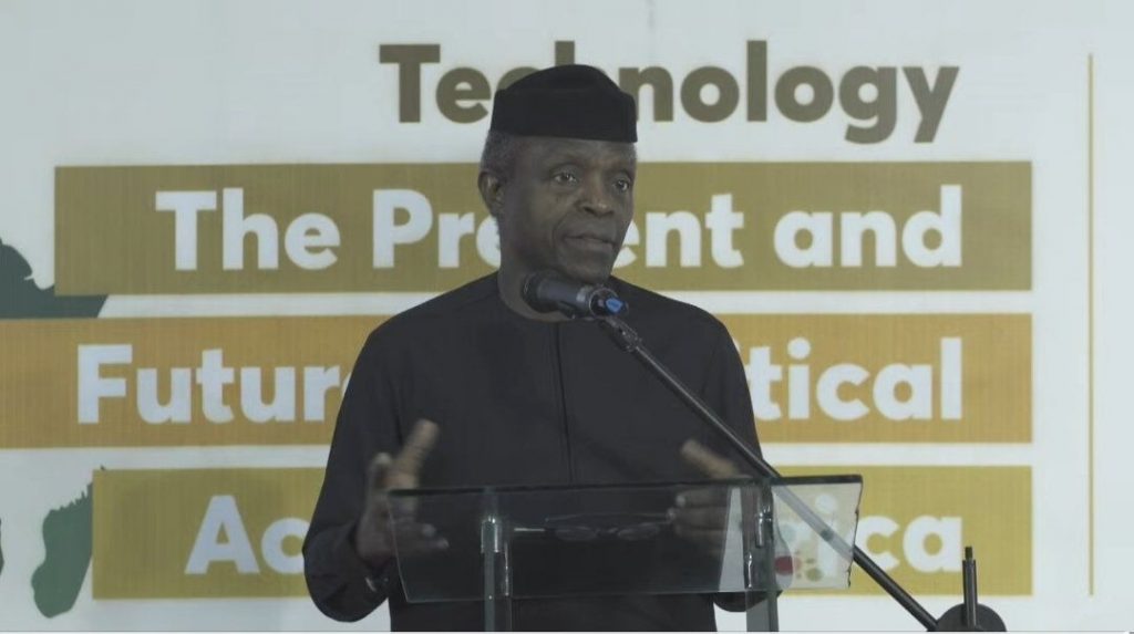 Structural change not possible without partisan politics – Osinbajo