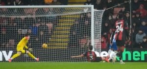 Bournemouth 1 Brighton 2: Joao Pedro and Kaoru Mitoma goals keep Seagulls in top four race despite Baleba red card