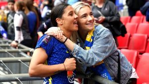 Chelsea slam ‘unacceptable’ homophobic comments aimed at Sam Kerr and Kristie Mewis after pregnancy news