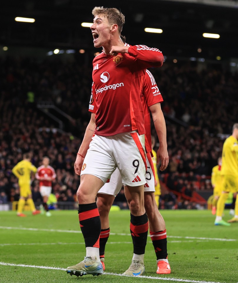 Man Utd 3 Bodo/Glimt 2: Hojlund scores double as Red Devils fight from 2-1 down to seal Amorim’s first home win