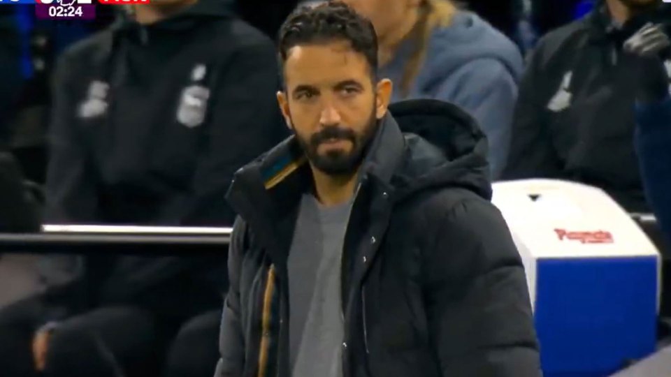 Eagle-eyed fans spot Ruben Amorim’s ice cold reaction to Marcus Rashford’s opening goal in Ipswich clash