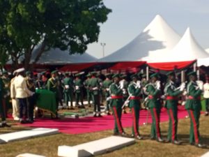 Late COAS Lagbaja’s Burial Ceremony Commences At National Military Cemetery