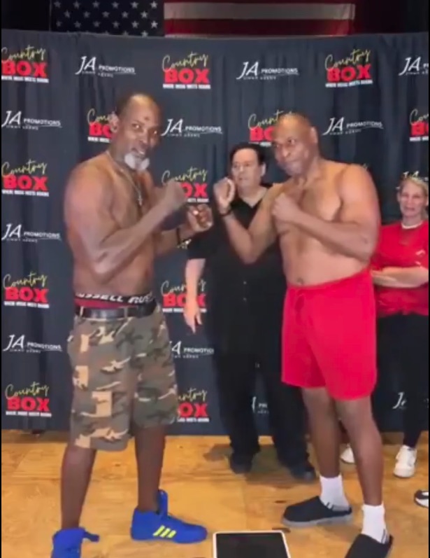 Boxer who KO’d Lennox Lewis gets back in the ring at 59 vs 54-year-old in pro fight days after Jake Paul vs Mike Tyson