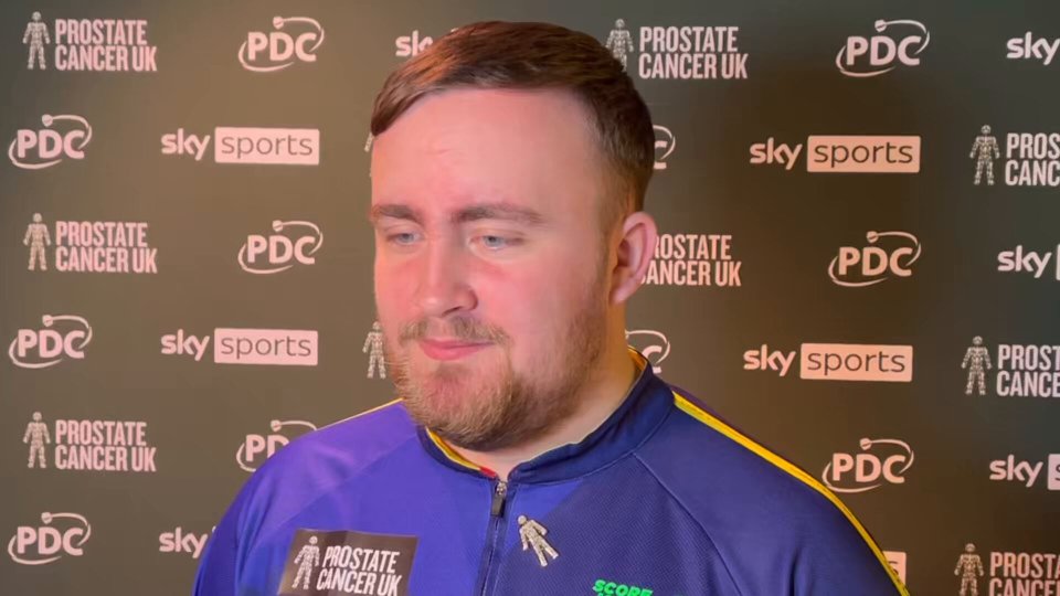 Luke Littler jokes ‘I could just slouch about for six years’ as he targets Michael van Gerwen record