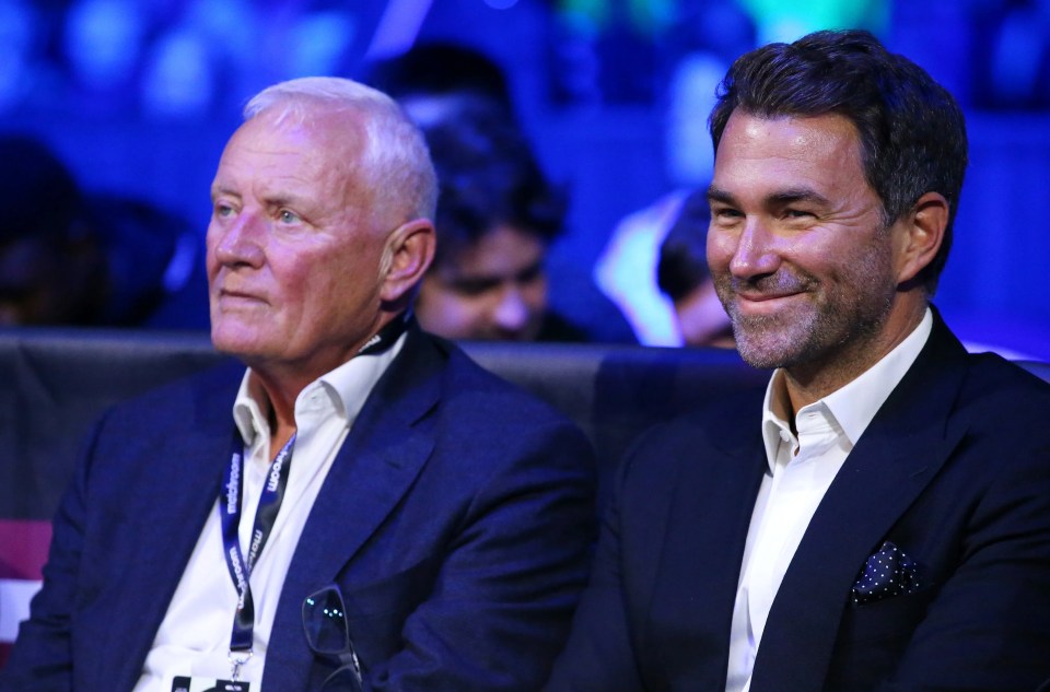 Barry and Eddie Hearn being followed by Netflix cameras for new ‘Succession-style’ documentary – with NOTHING off limits