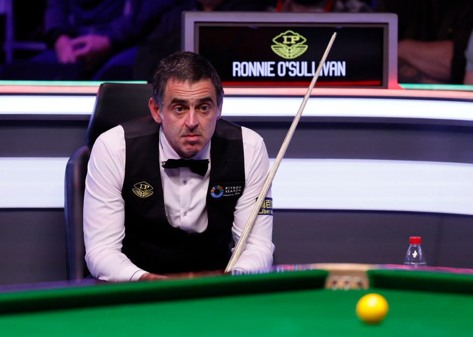 ‘You control the table, the table will never ever control you’ – Ronnie O’Sullivan hits out at ‘moaning’ snooker rivals