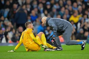 Tottenham goalkeeper Guglielmo Vicario undergoes surgery after breaking ankle following 4-0 hammering of Man City