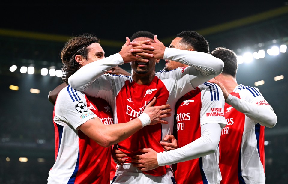 Sporting 1 Arsenal 5: Gunners run riot in Champions League and become first team this term to beat giants in 90 minutes