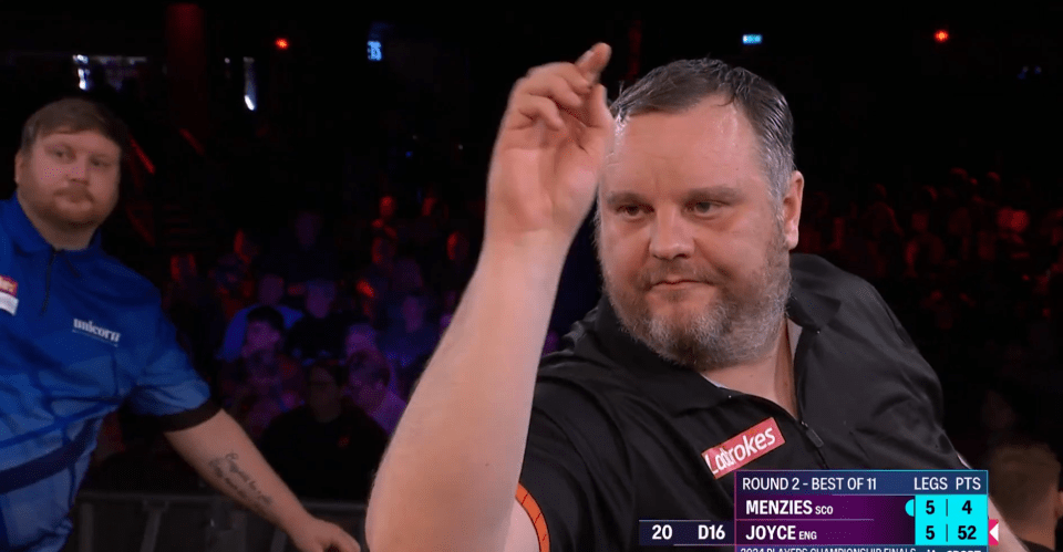 Darts star Fallon Sherrock’s boyfriend fumes and leaves stage covering his face after ‘hugely frustrating’ defeat