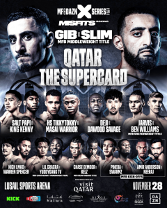 HSTikkyTokky vs Masai Warrior: Date, TV channel, fight time and live stream for mega Misfits Qatar Supercard