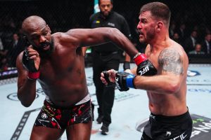 UFC 309: Jon Jones sensationally STOPS Stipe Miocic with brutal spinning kick to retain HW title and retire rival