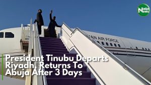 Video: Tinubu Departs Riyadh, Returns To Abuja After Three Days