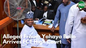 Alleged Fraud: Yahaya Bello Arrives FCT High Court