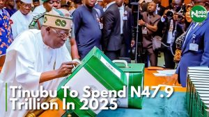 Tinubu To Spend 47.9 Trillion Naira In 2025 Budget