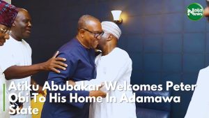 Watch Atiku Abubakar Welcome Peter Obi To His Adamawa Home