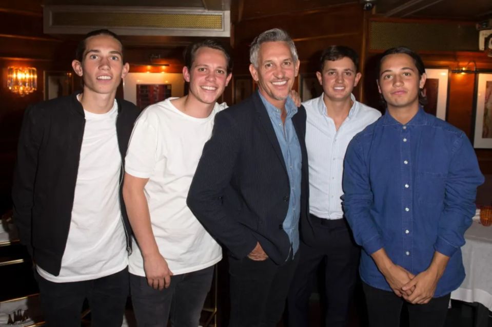 How many children does Gary Lineker have?