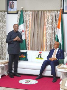 Peter Obi Visits Gov Eno Ahead Of Wife’s Burial