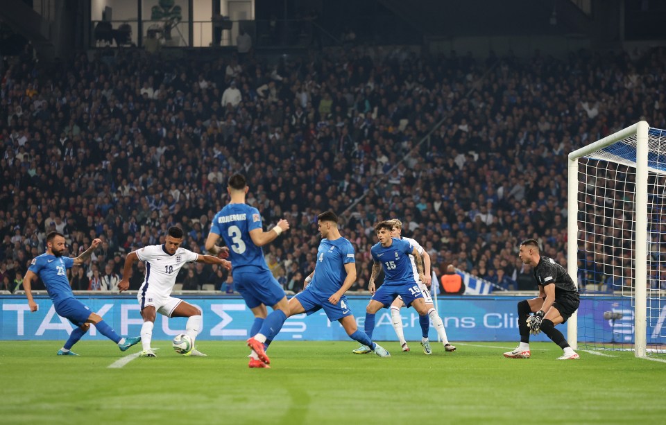 Greece 0 England 3: Three Lions run riot in Athens to take control of group as Curtis Jones nets debut goal