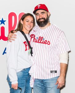 Jason and Kylie Kelce announce they are expecting fourth baby as couple shares adorable family snap