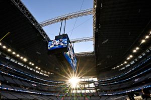 Roof of Jake Paul vs Mike Tyson stadium COLLAPSES with huge chunk of metal falling on to field hours before event