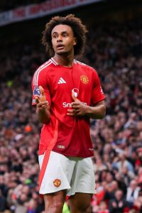 Joshua Zirkzee’s gun goal celebration explained after Man Utd star’s double against Everton