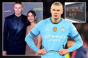 Faltering Man City ace Erling Haaland’s girlfriend shells out fortune on designer goods at posh store