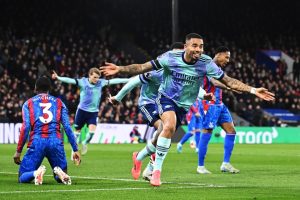 Palace 1 Arsenal 5: Jesus makes it five goals in two games as Eagles have wings clipped by title-chasing Gunners