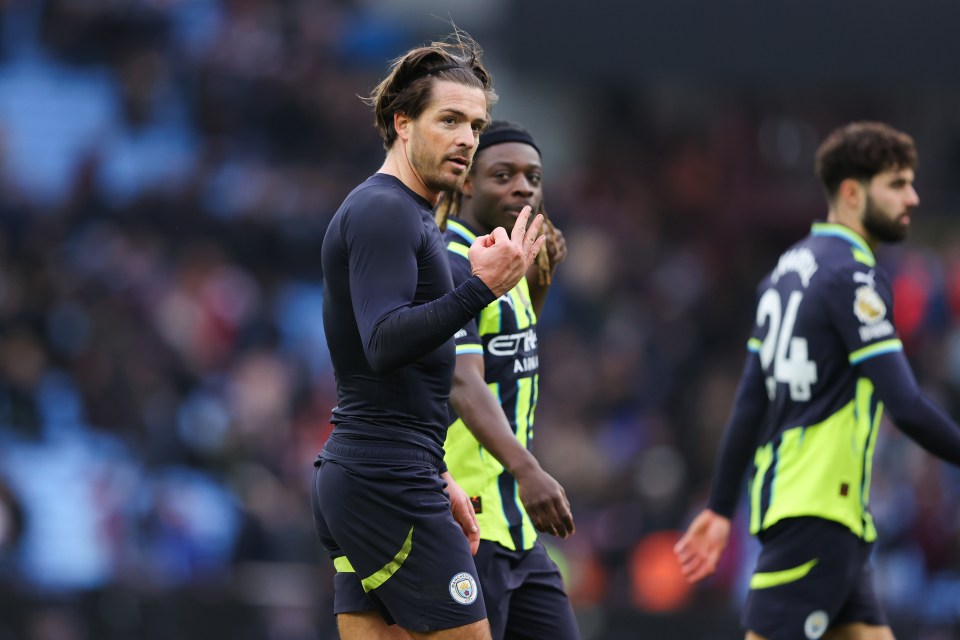 Jack Grealish makes gesture at Aston Villa fans after being mercilessly booed on return to former club with Man City