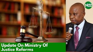 Update On Ministry Of Justice Reforms By The Minister Of Justice