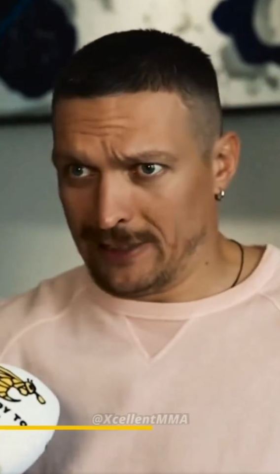 Watch Oleksandr Usyk’s bizarre impression of Tyson Fury… but fans convinced he sounds just like Mr Bean instead